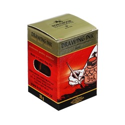 Тушь для письма и рисования художественная, 20 мл, Koh-I-Noor, цвет золотой