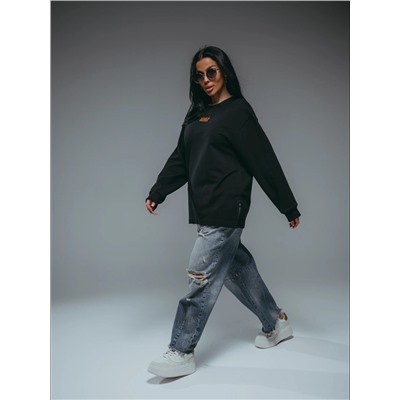 Свитшот Русь чёрный Лт