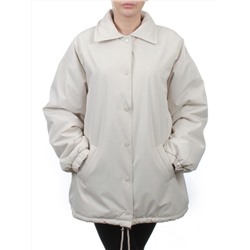 H24-216 LT. BEIGE Куртка демисезонная женская (100 гр. синтепон)