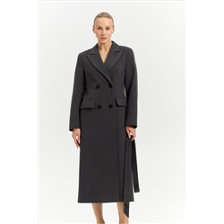 Пальто женское демисезонное 26895 (базальт/рубчик)