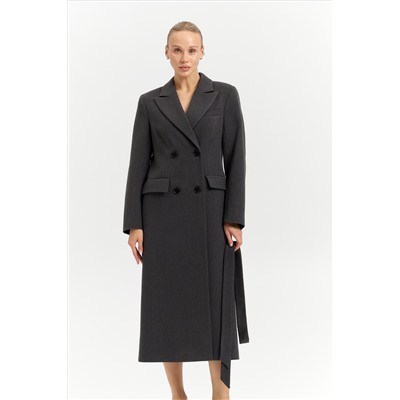 Пальто женское демисезонное 26895 (базальт/рубчик)