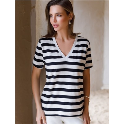 Футболка из премиального хлопка с эластаном