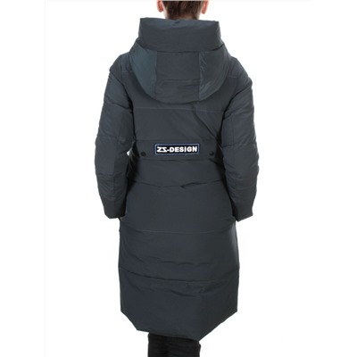 20-901 AQUAMARINE Пальто зимнее женское HAPPYSNOW (150 гр. холлофайбера)