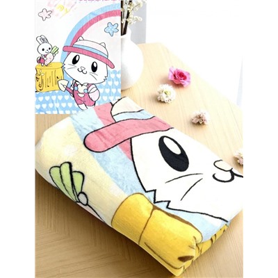 Детский плед из плюшевого флиса 100х140 см модель 1