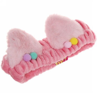 Повязка на голову "Кокетка - Кошечка", микс 6 цветов, 20*6см