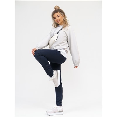 756 Брюки серо-синий Свт