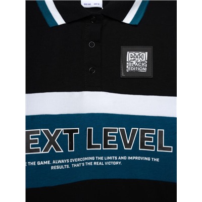 Поло с длинным рукавом для мальчика