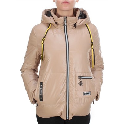 8260 BEIGE Куртка демисезонная женская BAOFANI (100 гр. синтепон)
