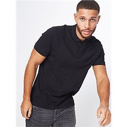 Black Bird Motif Polo Shirts 2 Pack
