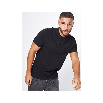 Black Bird Motif Polo Shirts 2 Pack