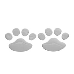 Наклейка на автомобиль «Лапки», хром