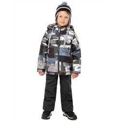 Комплект утеплённый для мальчика NIKASTYLE 7м1325 Хаки черный