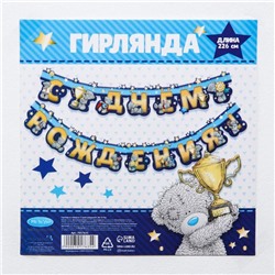 Гирлянда на люверсах  "С днем рождения!", 226 см, Me to You