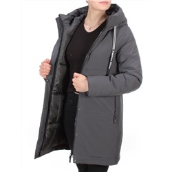 8802 DARK GRAY Пальто зимнее женское CLOUD LAG CAT  (200 гр. холлофайбер)
