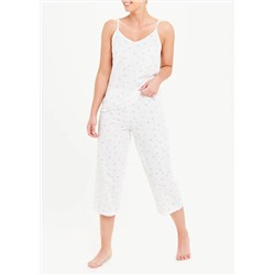 Floral Scallop Cami Pyjamas