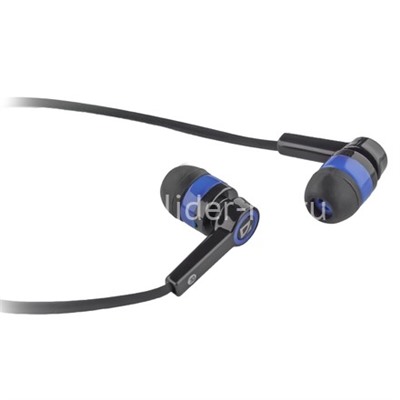 Наушники DEFENDER Pulse-420/63423 с микрофоном (черный/синий)