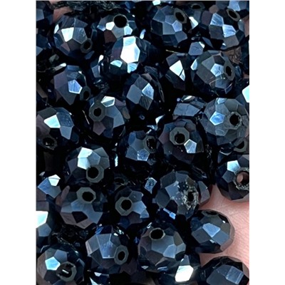 Хрустальные бусины для рукоделия 7 мм 92 шт