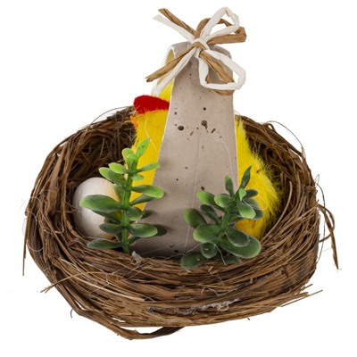 GAEM Набор из 2-х изделий декоративных "Гнездо пасхальное" (5,5*5), L11 W6 H6 см