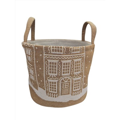 Нидерланды беж 1 Корзина диаметр 17 см высота 14 см 2519983