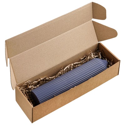 Свеча декоративная синего цвета из коллекции Edge, 25,5 см