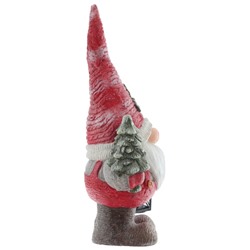 Фигурка декоративная "Гном" (с подсвечником), L27 W17 H51 см, 2в.