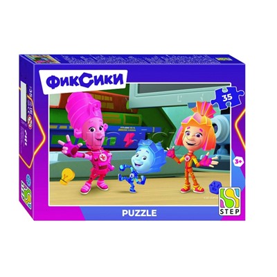 Пазлы 35 "Фиксики. Новый сезон" (Аэроплан)