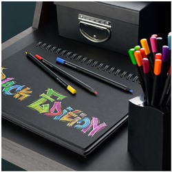 Карандаши цветные Faber-Castell "Black Edition", 36цв., трехгран., черное дерево, заточен., картон.
