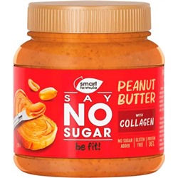 Паста Smart Formula арахисовая паста Say No Sugar без сахара с коллагеном 36% протеина 270 г /КДВ
