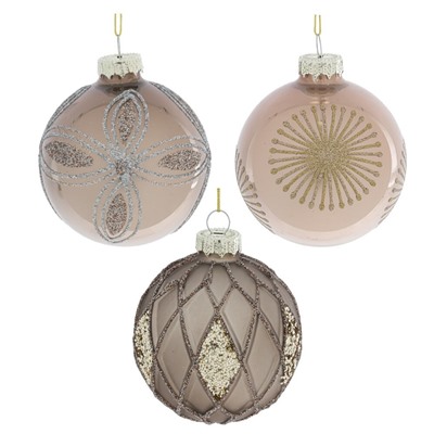 GAEM Набор из 12шт Украшение новогоднее "Шар", D 8 см, L35 W25 H9 см