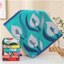 Retro gauze soft scarf, towel for face washing, double-sided wet wipes, does not fade