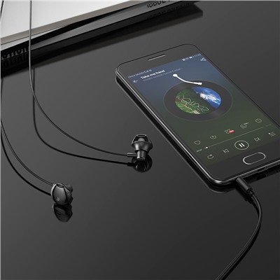Гарнитура hoco M75 Earphones Черная