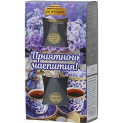 Конфуций. Набор Чайная пара. Чайные традиции мира 100 гр. карт.пачка