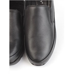 03-5305 BLACK Полуботинки женские (натуральная кожа)