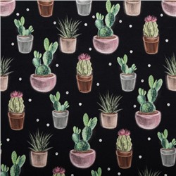 Полотенце Этель Succulents 40х73см, 100% хлопок, саржа 190 г/м2