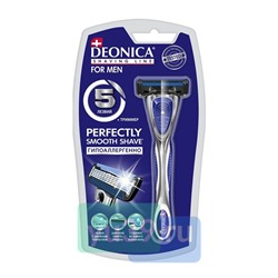Станок для бритья DEONICA 5 FOR MEN со сменной кассетой