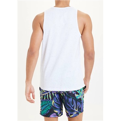 Textured Cotton Vest