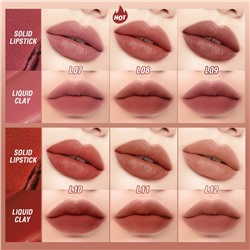 Матовая помада и блеск O.TWO.O Lip Glaze Lipstick № L01 Apricot 6.5 g