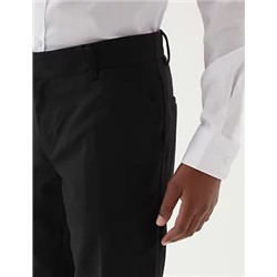 Boys' Skinny Leg Longer Length Trousers (2-18 Yrs)