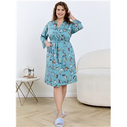 Женский халат Айрис-3 Х-769 / голубой