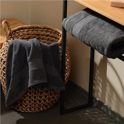 Полотенце махровое SL HOME: Classic "Гри Сандре" 30х60 см, 100% хлопок, 530 г/м2