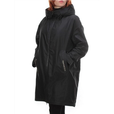 2122 BLACK Куртка демисезонная женская Parten (50 гр. синтепон)