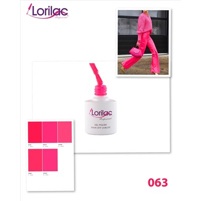 Гель лак Lorilac Professional № 63 10 ml
