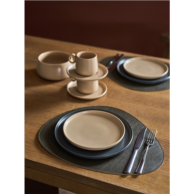 Набор из 2-х двухсторонних сервировочных салфеток Drop, 33х41 см, коричневый/карамельный