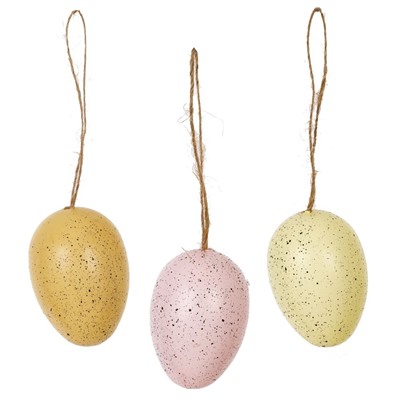 GAEM Набор из 6-ти изделий декоративных подвесных "Яйцо" (3,5*5,5), L13 W4 H17 см