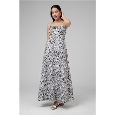 Сарафан женский 25-592L1-44 02/серый/абстракция