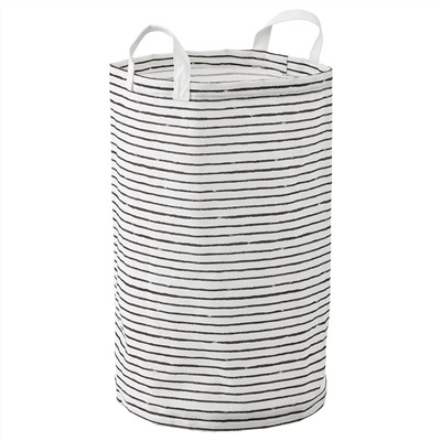 KLUNKA, Wäschesack, weiß/schwarz,, 60 l