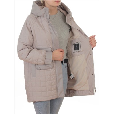 9608 GRAY Куртка стеганная демисезонная женская (100 гр. синтепон)