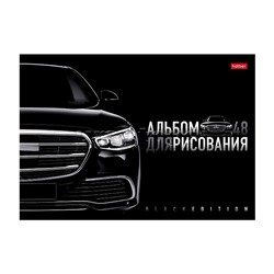 Альбом для рисования 48л. "Black Edition" А4ф, пластиковая обложка, на скобе