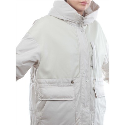 M24-211 LT. BEIGE Куртка демисезонная женская (100 гр. синтепон)