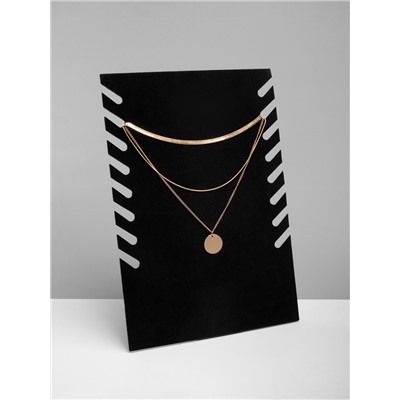 Подставка под кулоны, цепи QF, 19×9.5×28 см, чёрная